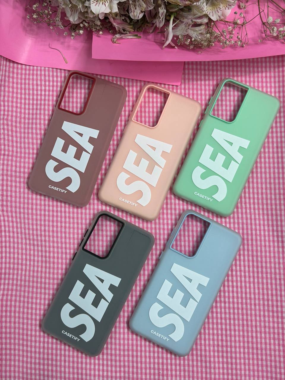 قاب سیلیکونی طرح Casetify مدل SEA سامسونگ s21 fe