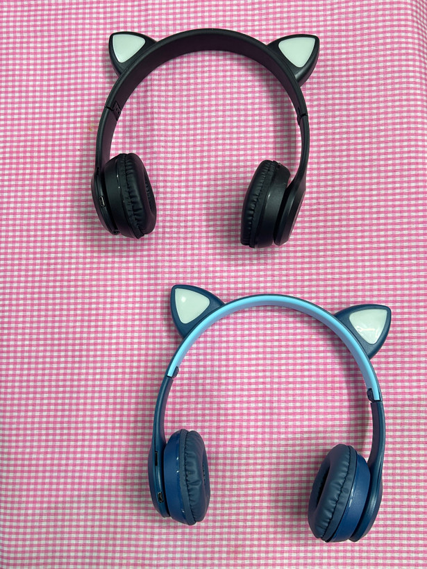 هدفون بلوتوثی گربهای P47M Cat Ear
